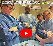 A quick 24 hour trip to Dallas this weekend to teach MACI, TTO and more to some great surgeons.