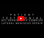 ACL preservation repair with meniscus repair in young athlete