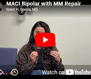 Bipolar MACI with Meniscus Repair Testimonial