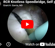 Dr. Garcia update rotator cuff repair technique.