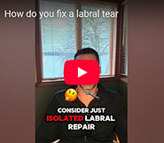 How do you fix a labral tear