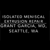 My technique on one of the first isolated meniscal extrusion repairs
in Washington State.