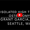 Check out Dr. Garcia’s technique for high tibial osteotomy in a young
active patient wanting to return to high impact activities.