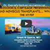 Dr. Garcia’s lecture on meniscus and cartilage transplants. This is
an in-depth overview of this cutting-edge field.