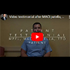 Video testimonial after MACI patella, MPFL reconstruction and TTO.