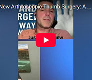New Arthroscopic Thumb Surgery: A Game Changer