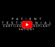 Testimonial after Cartilage Transplant at 50 years old