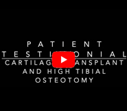 Testimonial after HTO and Cartilage Transplant