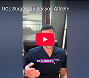 UCL Surgery: In Season Athlete