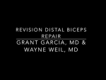 Check out our recent revision distal biceps repair.