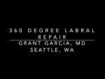Dr. Garcia demonstrates his advanced technique for 360 degree labral repairs.