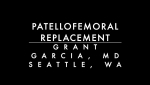 Dr. Garcia demonstrates his technique for Patellofemoral replacement.