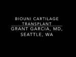 Dr. Garcia’s technique for a larger cartilage transplant called a BioUni. This is a grea...