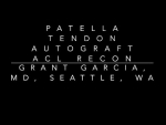 Dr. Garcia’s technique for Patella Tendon (BTB) ACL surgery, a great option for high lev...